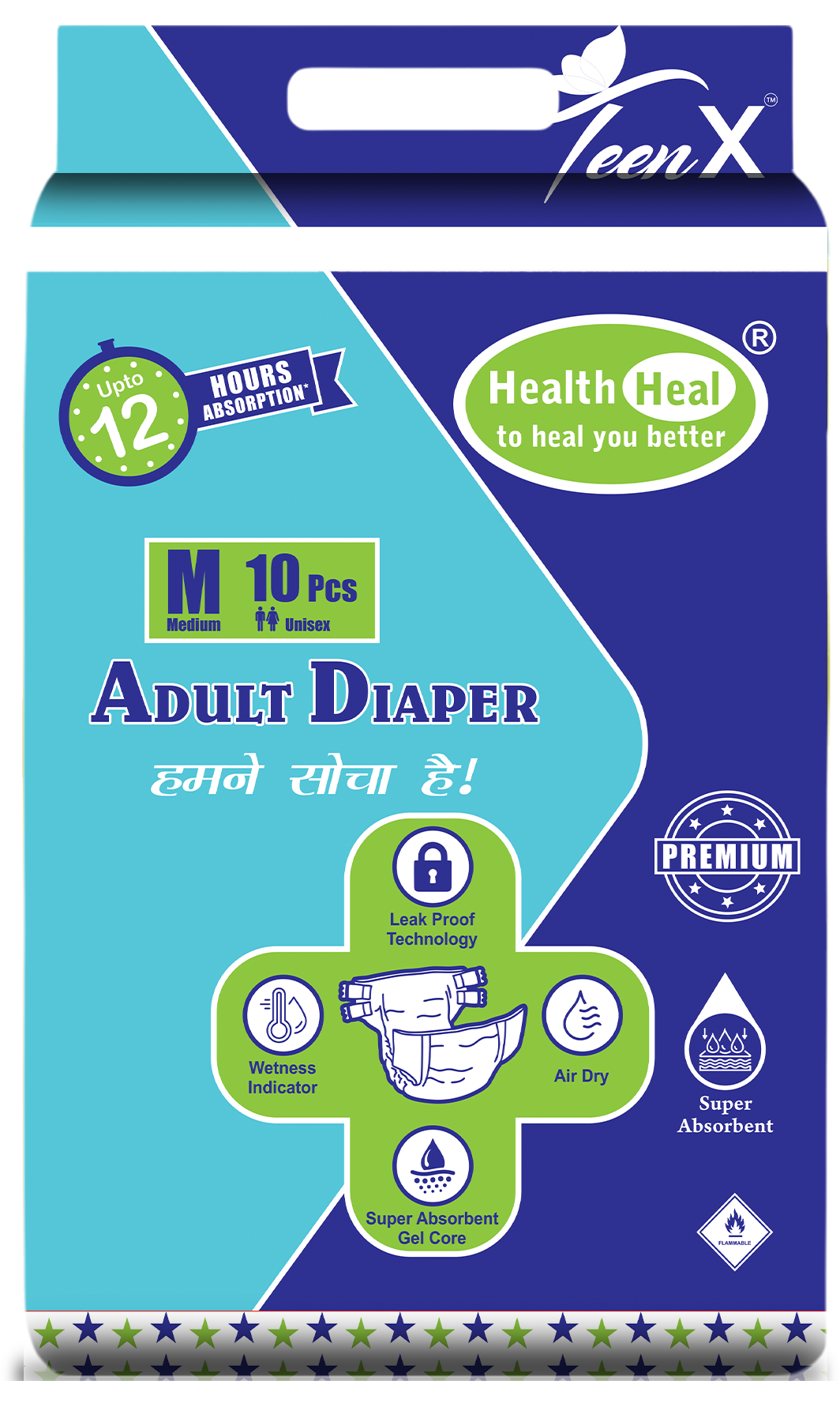 ADULT DIAPERS PREMIUM  M